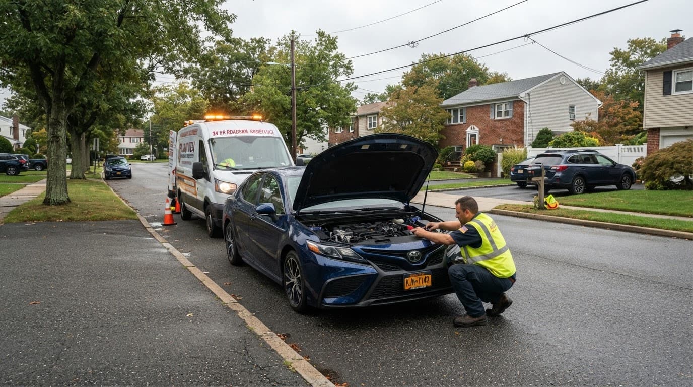 Roadside assistance coverage for stranded drivers in Plainview NY